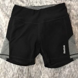 Black athletic shorts